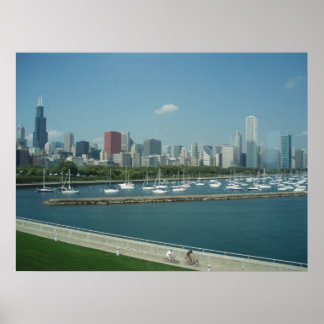 Chicago Skyline Poster