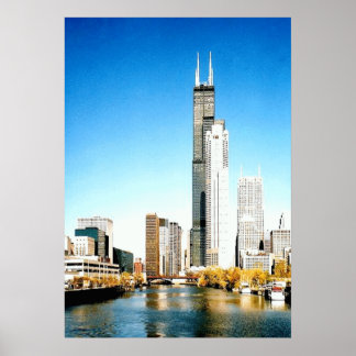Chicago Skyline Poster