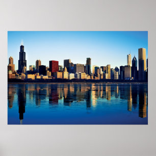 Chicago Skyline Poster
