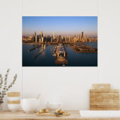 Chicago Skyline Poster (Keuken)