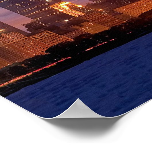 Chicago Skyline Poster (Hoek)