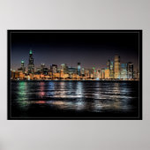 Chicago skyline poster (Voorkant)