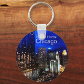 Chicago Skyline Sleutelhanger (Voorkant)