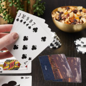 Chicago Skyline sunset-speelkaarten Pokerkaarten (Insitu)