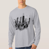 Chicago Skyline T-Shirt (Voorkant)