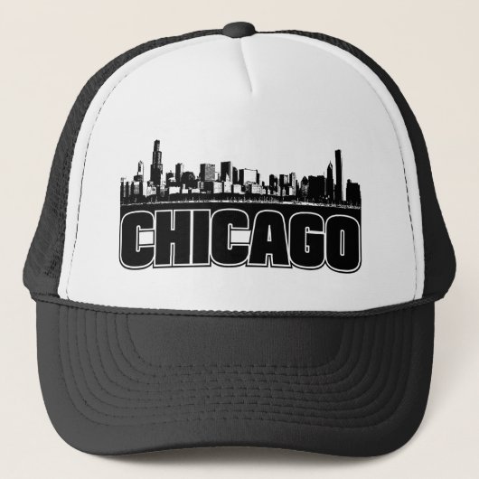 Chicago Skyline Trucker Pet (Voorkant)