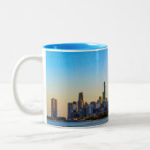 Chicago Skyline Two-Tone Coffee Mok (Links)
