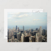 Chicago Skyline Uitzicht van Willis Tower Briefkaart (Voorkant / Achterkant)
