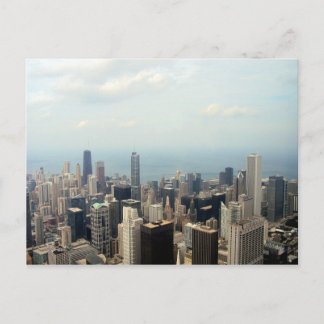 Chicago Skyline Uitzicht van Willis Tower Briefkaart