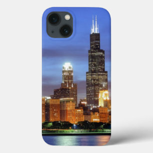 Chicago skyline van de Adler Planetarium iPhone 13 Hoesje
