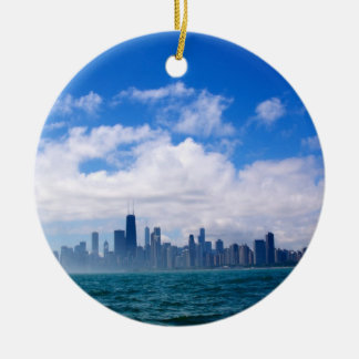 Chicago skyline-versiering keramisch ornament