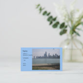 Chicago Skyline Visitekaartje (Staand voorkant)