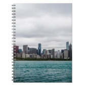 Chicago skylinechicago, skyline, antenne, architec notitieboek (Voorkant)
