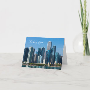 Chicago Skyscrapers denken aan You Kaart