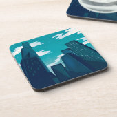 Chicago Skyscrapers Drankjes Onderzetter (Linkerzijde)