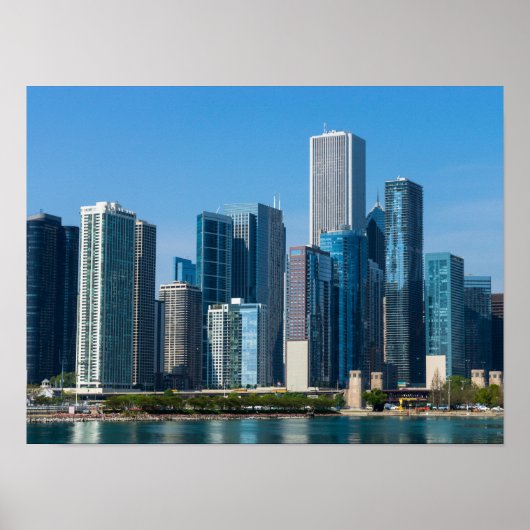 Chicago Skyscrapers Poster (Voorkant)