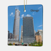 Chicago Skyscrapers, Willis Tower Keramisch Ornament (Links)