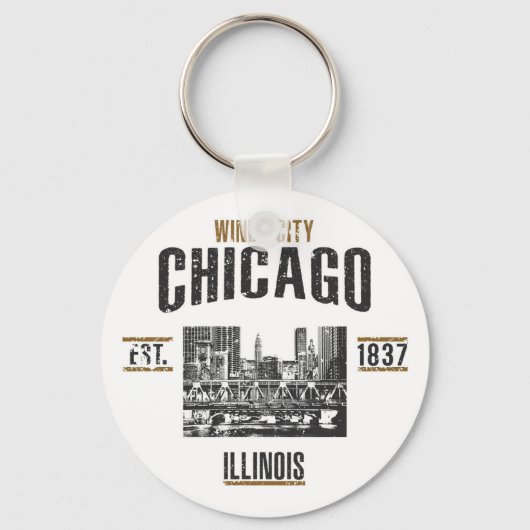 Chicago Sleutelhanger (Voorkant)