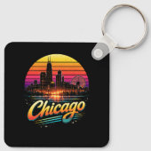 Chicago Sleutelhanger (Achterkant)