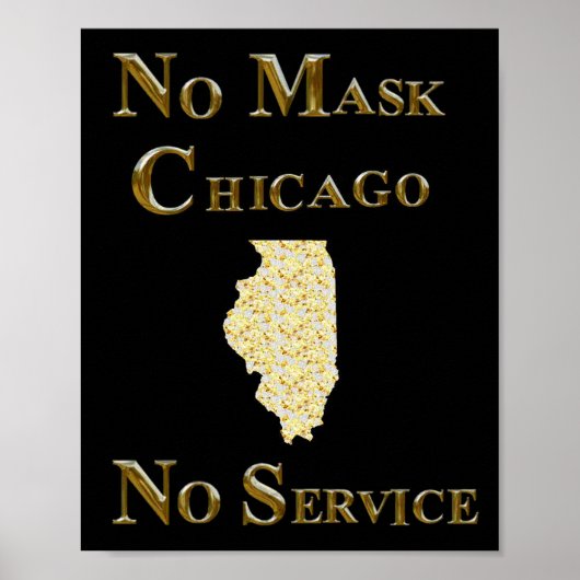 CHICAGO SOCIAL DISTANCING POSTER (Voorkant)