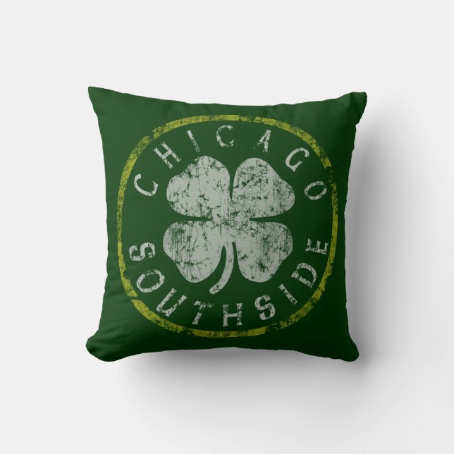 Chicago Southside Irish American MoJo Pillow Kussen (Voorkant)