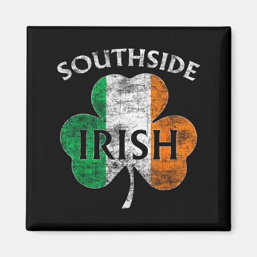Chicago Southside Irish Flag St. Patrick's Day  Magneet (Voorkant)
