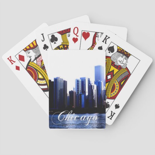 Chicago Spellingkaarten Pokerkaarten (Achterkant)