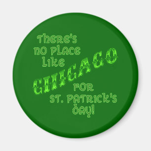 CHICAGO St Patricks Day Magneet