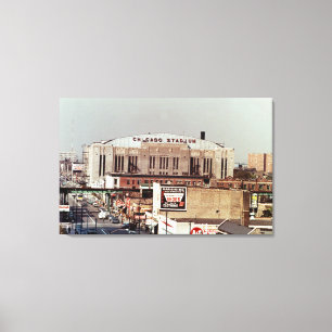  Chicago Stadium Rock Concert Venue 1968 Canvas Afdruk