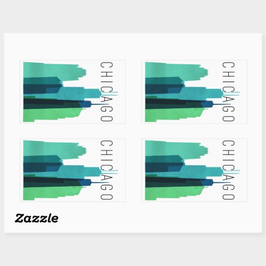 CHICAGO STICKER (Feuille)