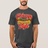 Chicago Style Hot Hondenliefhebber Summer T-shirt (Voorkant)