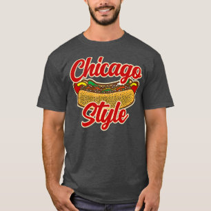 Chicago Style Hot Hondenliefhebber Summer T-shirt