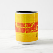 CHICAGO  SUBWAY MAP SOUTHWEST COLORS TRAIN MOK (Midden)