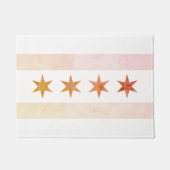 Chicago Sunrise Flag Deurmat (Voorkant)