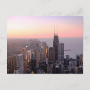 Chicago Sunset Briefkaart