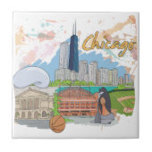 Chicago Tegeltje (Voorkant)