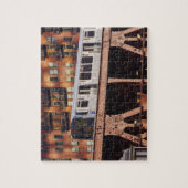 Chicago Train bij Riverbend Legpuzzel (Verticaal)