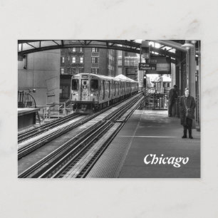 Chicago Train Briefkaart