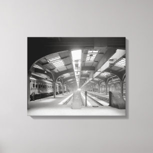 Chicago Train Station, 1920. foto Canvas Afdruk