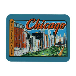 Chicago Travel Magnet Magneet