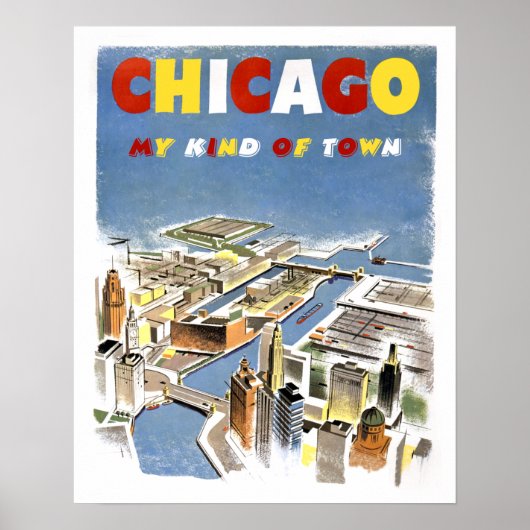 Chicago Travel poster (Voorkant)