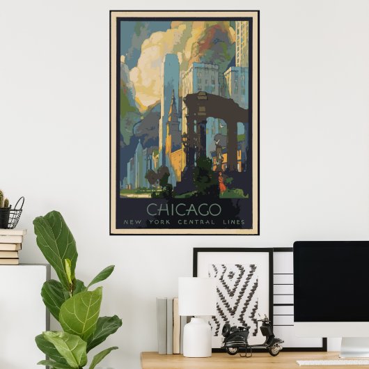 Chicago Travel Posters 24x36 (Thuiskantoor)