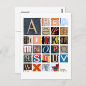 Chicago Typeography Briefkaart (Voorkant / Achterkant)