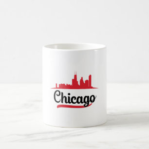 Chicago USA City Cityscape Funny Gift Koffiemok