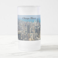 Chicago van boven Frosted Mok
