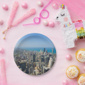 Chicago van boven papieren bordje (Feest)