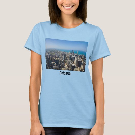 Chicago van boven T-shirt (Voorkant)