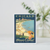 Chicago vintage briefkaart (Staand voorkant)