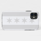 Chicago vlag grijs - iPhone 5 Case-Mate iPhone Case (Achterkant (horizontaal))