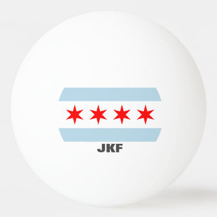 Chicago vlag pingpongbal voor tafeltennis pingpongballen